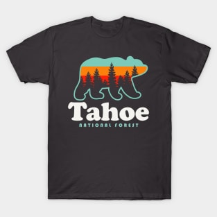 Tahoe National Forest Camping Lake Tahoe Hiking California T-Shirt